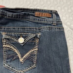 Wallflower Dark Blue Boot Cut Jeans